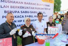 Kejaksaan Negeri Jombang Musnahkan Barang Bukti 48 Perkara, Ada Ribuan Pil Dobel L