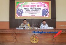 Polres Jombang Gelar Konferensi Pers Dalam Rangka Analisa dan Evaluasi Kamtibmas Akhir Tahun 2025